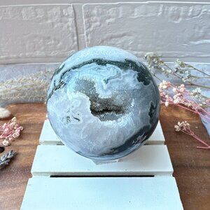 Gorgeous Moss Agate Sphere